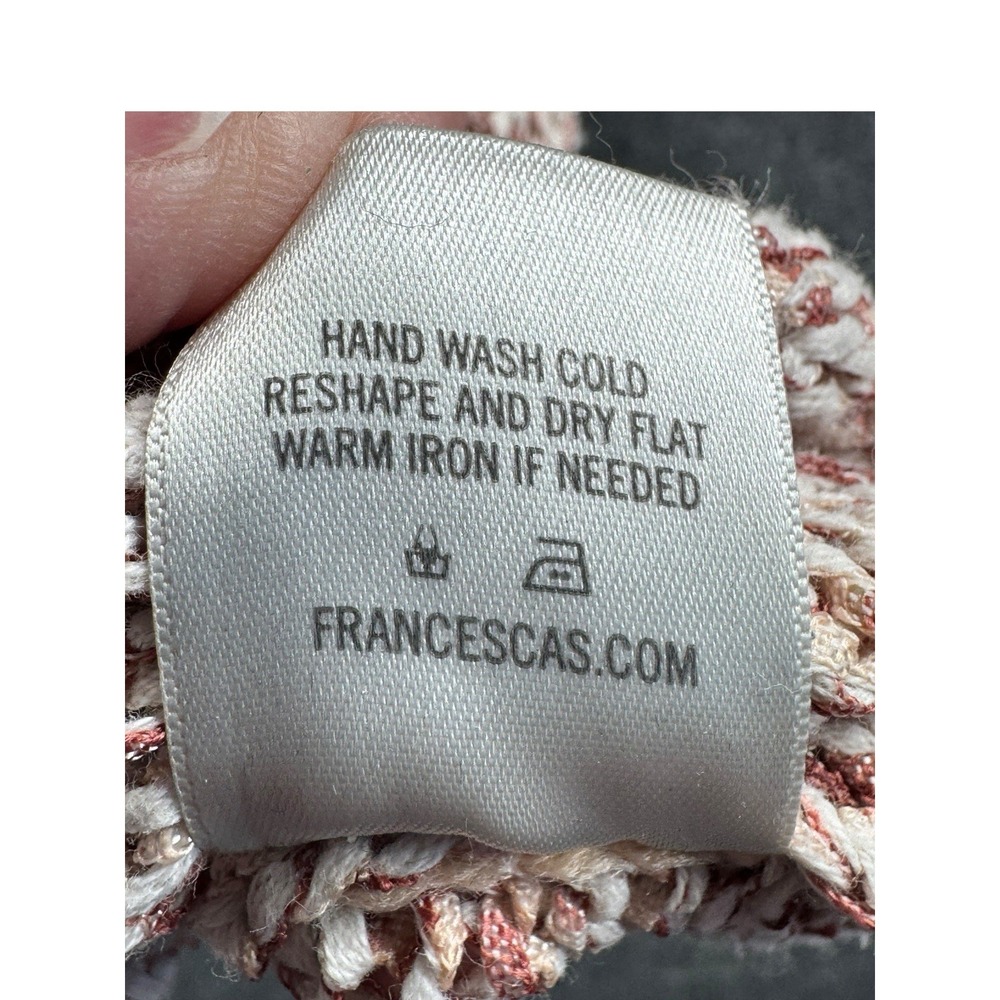 Harper Knit Tank Top Womens S Cream Pink Marled Sweater Cami Boho Festival - Picture 10 of 10